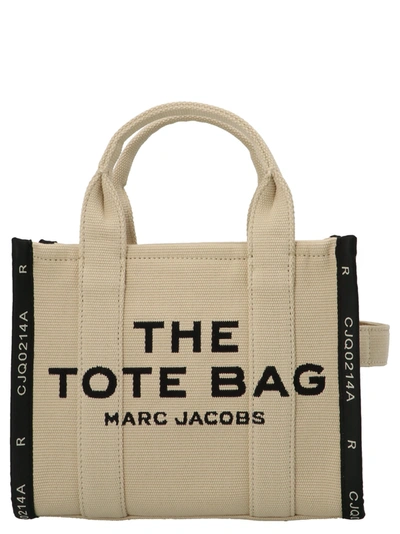 Shop Marc Jacobs Traveler Tote Mini Bag In Beige