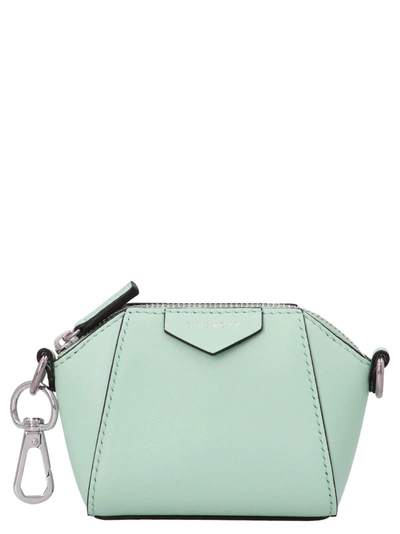 Shop Givenchy Antigona Baby Bag In Azzurro