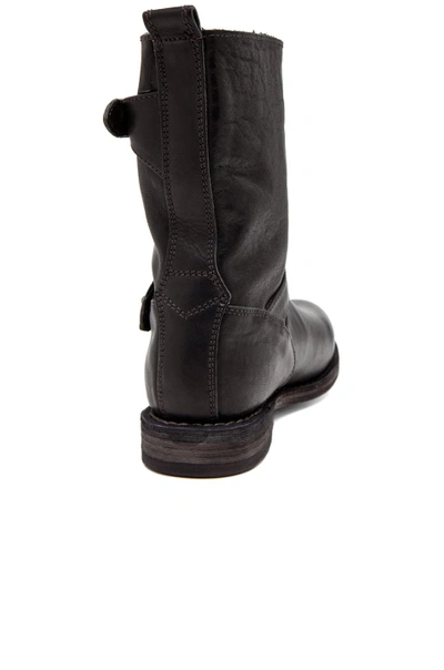 Shop Rag & Bone Leather Moto Boots In Black