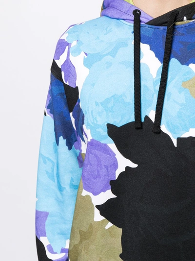 Shop Stine Goya Adrisa Floral Print Hoodie In Multicolour