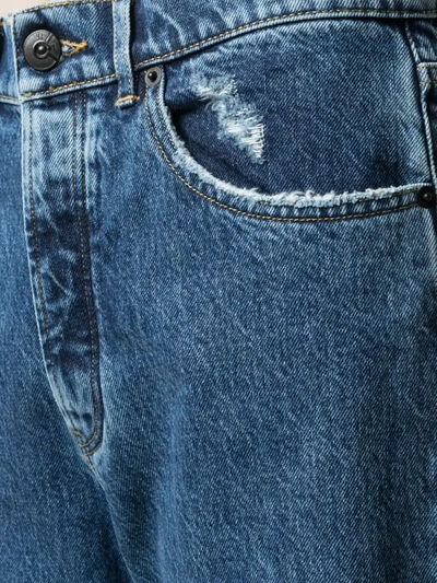 Shop 3x1 High-rise Straight Leg Jeans In Blue