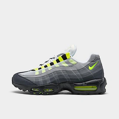 Shop Nike Men's Air Max 95 Og Casual Shoes In Grey