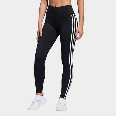 Shop Adidas Originals Adidas Women's Believe This 2.0 3-stripes Cropped Training Leggings In Black