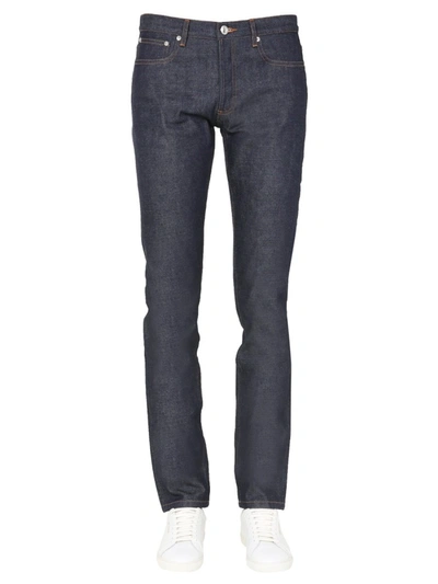 Shop A.p.c. "petit New Standard" Jeans In Blue