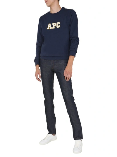 Shop A.p.c. "petit New Standard" Jeans In Blue