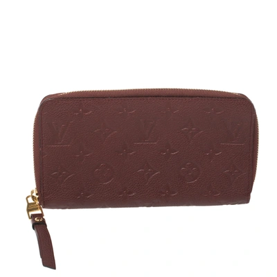 Louis Vuitton Aurore Monogram Empreinte Zippy Wallet QJA0FKLQPB001