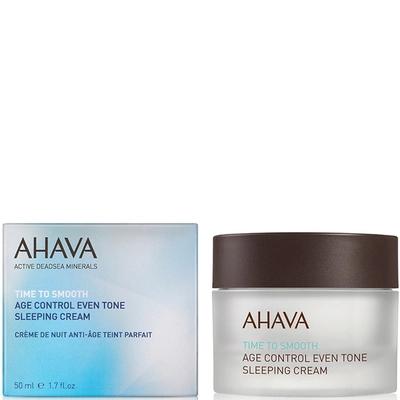 Shop Ahava Age Control Even Tone Sleeping Cream