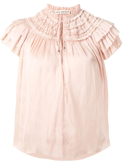 Louis Vuitton Women's Pink Cotton Frilled Shirt – Luxuria & Co.