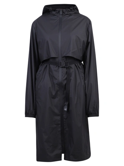 Shop Alyx 1017  9sm Belted Hooded Trench Coat In Black