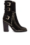 LAURENCE DACADE Gehry Bootie In Black & Gold