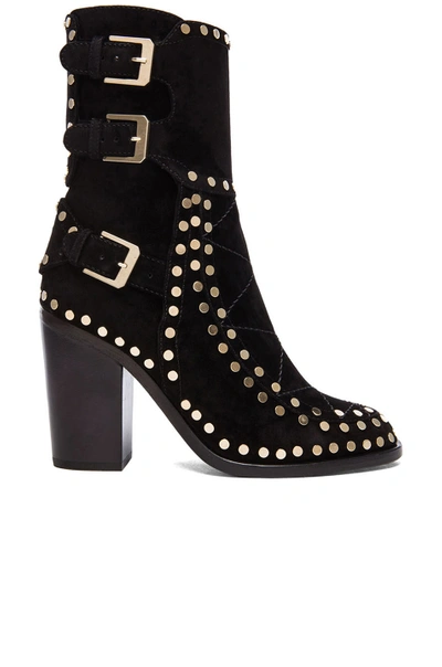 Shop Laurence Dacade Gehry Bootie In Black & Gold