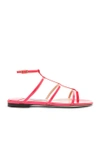 JIMMY CHOO Doodle Patent Leather Thong Sandals