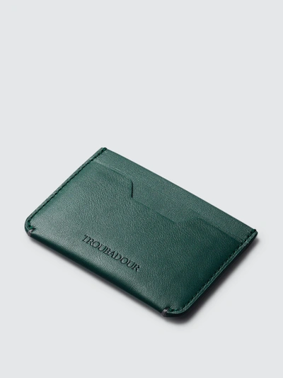 Shop Troubadour Solo Card Wallet In Green
