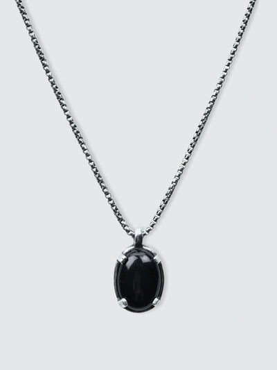 Shop Degs & Sal Sterling Silver Black Onyx Stone Necklace