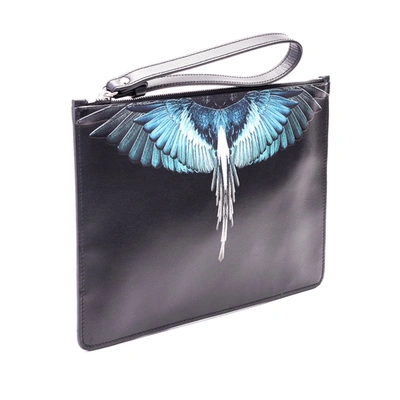 Shop Marcelo Burlon County Of Milan Marcelo Burlon Bags In Black - Turquoise