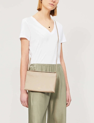 Vince Essential V-neck Pima Cotton T-shirt In White