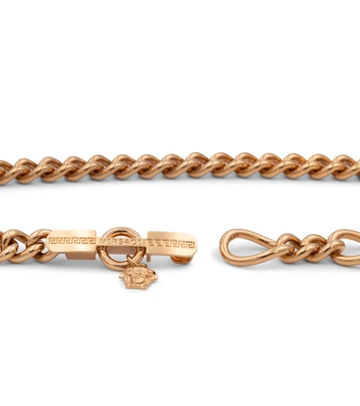 Shop Versace Medusa Chain-link Belt In Gold