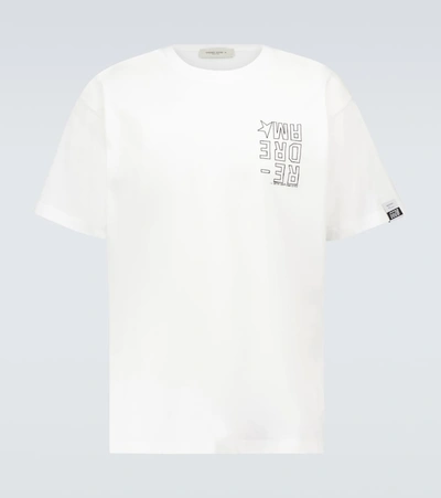 Shop Golden Goose Artù Inverted Dreamer T-shirt In White
