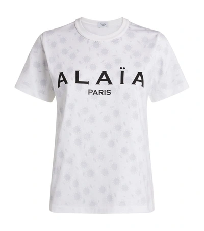 Shop Alaïa Editions 2004 Logo T-shirt In White