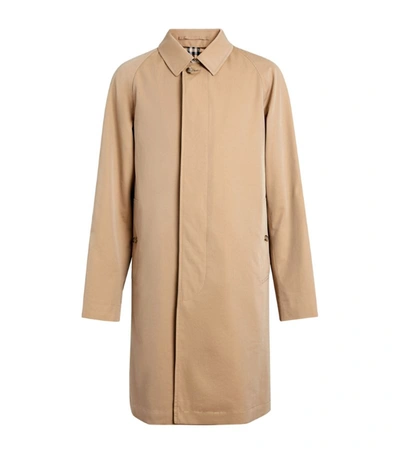 Shop Burberry The Camden Car Coat In Neutrals