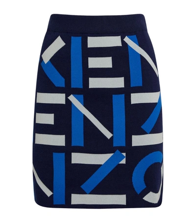 Shop Kenzo Monogram Mini Skirt