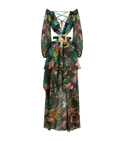 Shop Patbo Cut-out Floral Oasis Dress