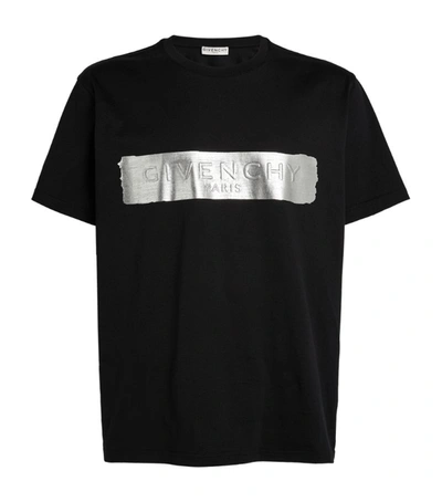 Shop Givenchy 3d Metallic Logo T-shirt