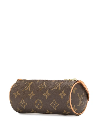 Pre-owned Louis Vuitton  Papillon Pouch In Brown
