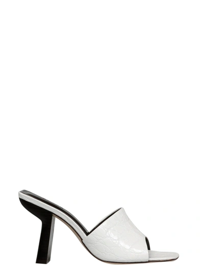 Shop By Far Liliana Mule Sandal In White