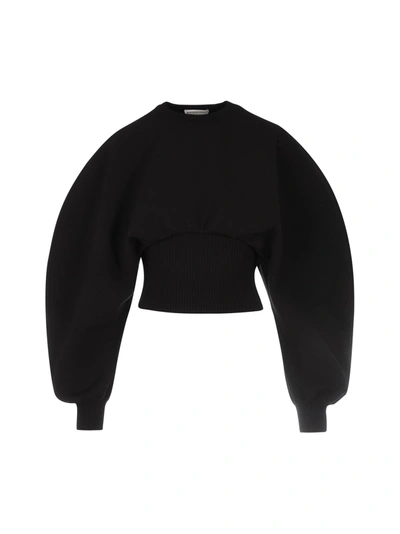 Shop Bottega Veneta Sweater Compact Stretch Wool In Black