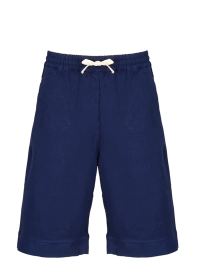 Shop Jil Sander Shorts In Blue