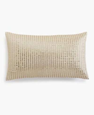 Shop Hotel Collection Moonstone Decorative Pillow, 12" X 22", Created For Macy's Bedding In Gold