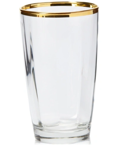 Shop Vietri Optical Gold Highball Glass