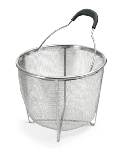 Shop Polder Strainer Steamer Basket In Gray