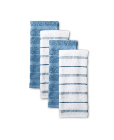 Kitchenaid Albany 4-pc. Kitchen Towel Set In Blue Velvet