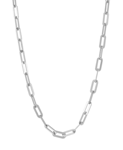 Shop Giani Bernini Paperclip Link 18" Chain Necklace In 18k Gold-plated Sterling Silver Or Sterling Silver, Created For