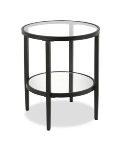 Shop Hudson & Canal Hera Round Side Table In Black