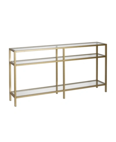 Shop Hudson & Canal Sivil Console Table In Gold-tone