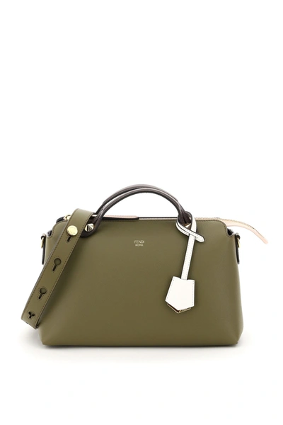 Shop Fendi By The Way Medium Handbag In Avocado Bianco Ice Mlc Os