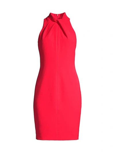 Shop Black Halo Zana Sheath Dress In Red