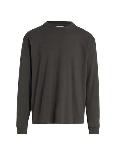 Shop John Elliott Men's University Long Sleeve T-shirt In Charcoal