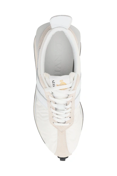 Shop Lanvin Bumper Sneakers In White