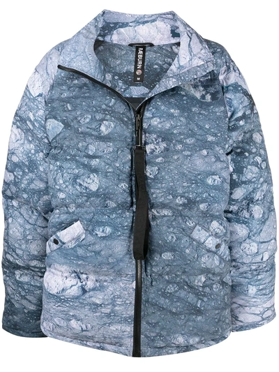 Shop Raeburn Glacier Puffer Coat In Blue