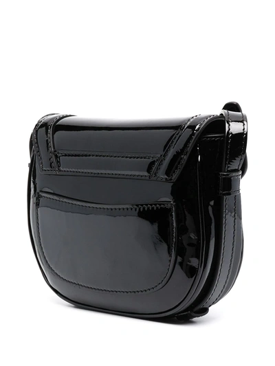 Shop Etro Pegaso Mini Cross-body Bag In Black