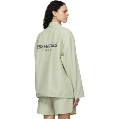 Shop Essentials Green Souvenir Jacket In Sage