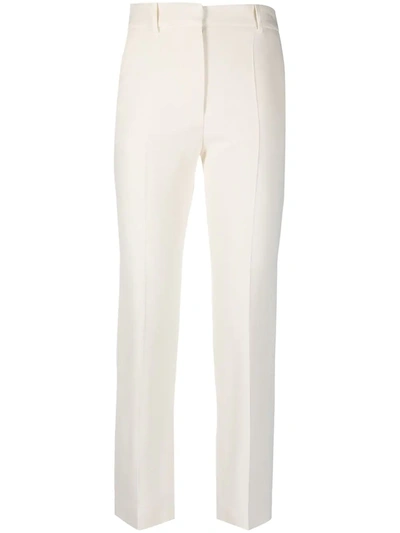 Shop Joseph High-rise Cropped Trousers In White