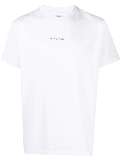 Shop Alyx Logo-print Short-sleeve T-shirt In White