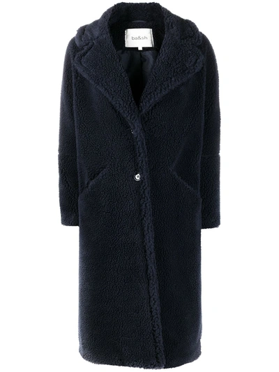 Shop Ba&sh Joni Oversized Coat In Blue