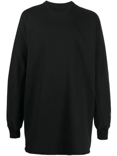 Shop 11 By Boris Bidjan Saberi Oversize Long-sleeved Top In Black