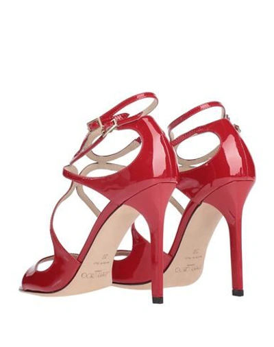 Shop Jimmy Choo Sandals In Red